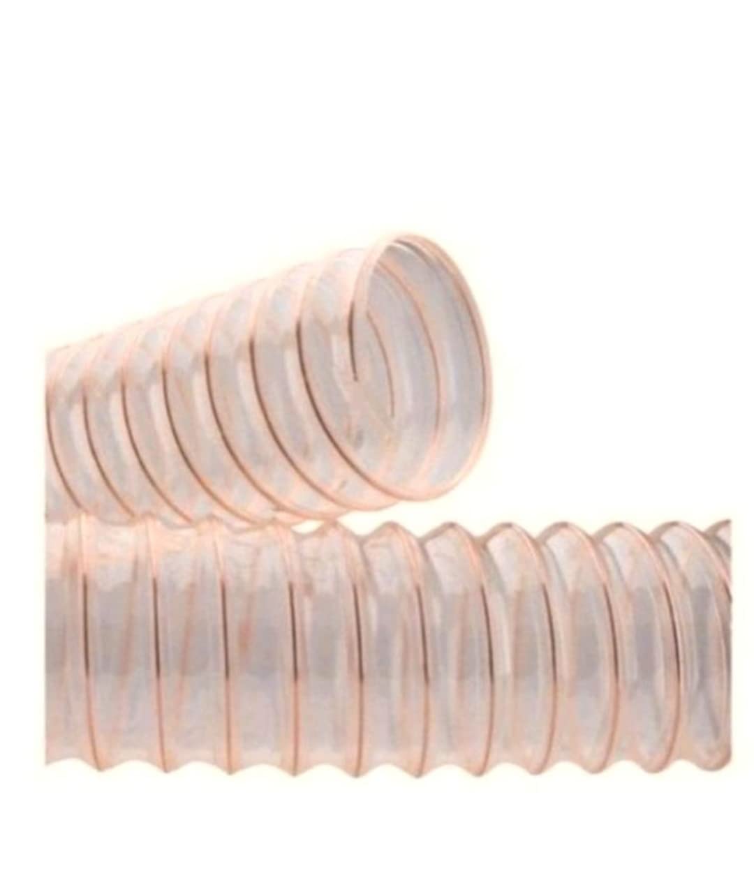 Tuyau flexible Polyuréthane FNW,antistatique, diam 100mm Lg 5m, + 2 Colliers + 1 kit 4 manchons réducteurs
