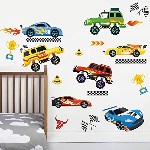 Vinilos Decorativos de Autos de Carreras para Pared miniatura 2