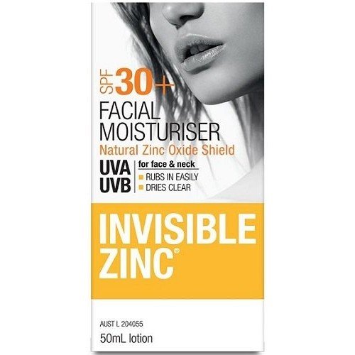 Invisible Zinc Facial Moisturizer SPF30