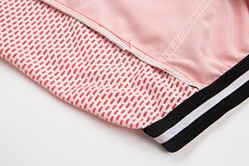 Coconut Ropamo CR Men's Cycling Jersey with 3+1 Zipper Pockets Short Sleeves Bike Jersey for Cycling, Breathable Quick Dry (Red, L)