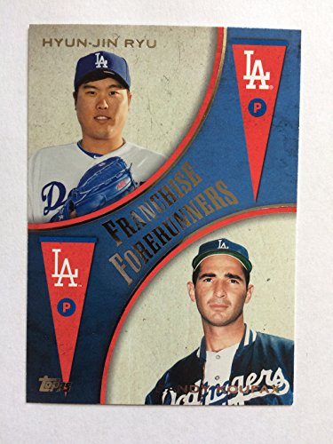 2013 Topps Update Franchise Forerunners #FF-1 Sandy Koufax/Hyun-Jin Ryu NM/M (Near Mint/Mint) 2013 Topps Update Franchise Forerunners #FF-1 Sandy Koufax/Hyun-Jin Ryu NM/M (Near Mint/Mint)