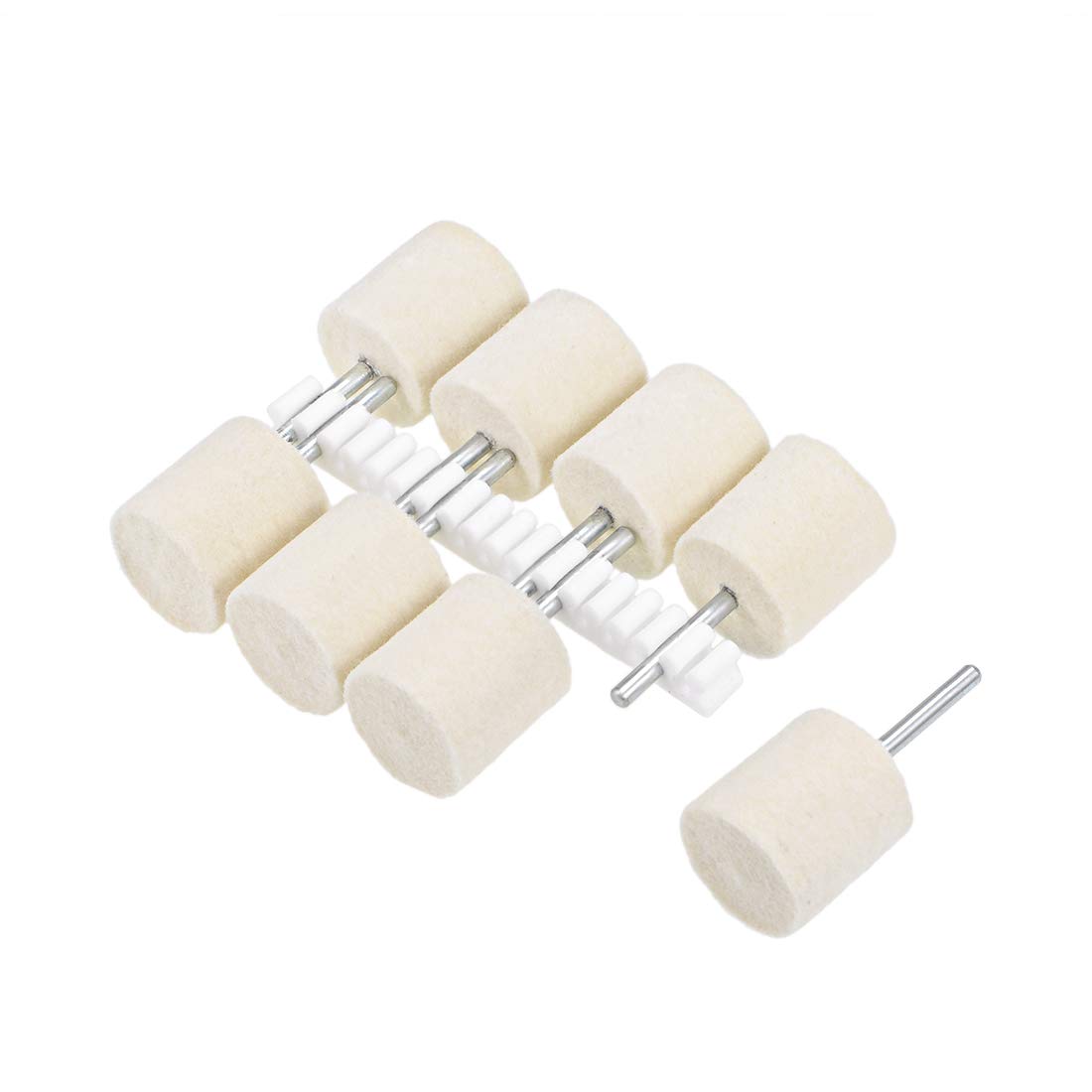 Wool Felt Polishing Bits - Buffing Wheels -22 Wool Felt Polishing Bits - Buffing Wheels -22