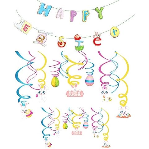 31pcs Easter Hanging Decorations Set Cover