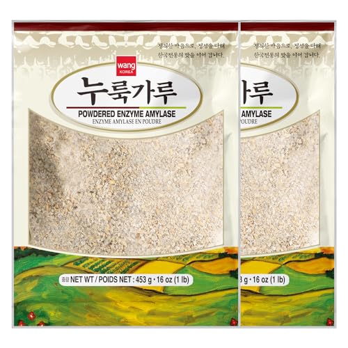Wang Nuruk, Makgeolli Powder for Korean Rice Wine, Home Brewing Kit, 16 Ounce, Pack of 2