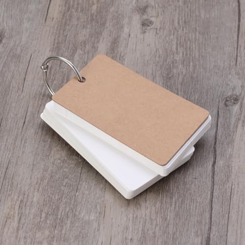 Tarjetas de estudio de 5.4x9cm SOIMISS en papel kraft de 300 páginas para notas de bolsillo 7