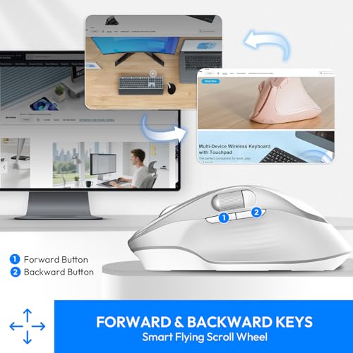 Mouse programable multidispositivo ideal para trabajar en tu computadora portátil o tableta 7
