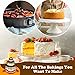 Hiware 8 Inch Non-stick Springform Pan with Removable Bottom - Leakproof Cheesecake Pan