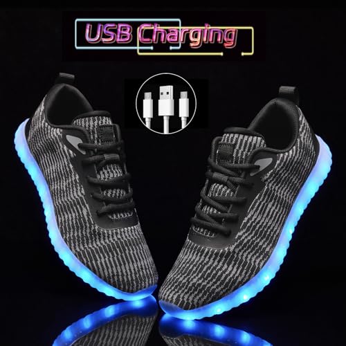 Image of Light Up Shoes for Women Men, LED Sneakers USB Charging Unisex Adult Glow Party Cool Dancing Shoes