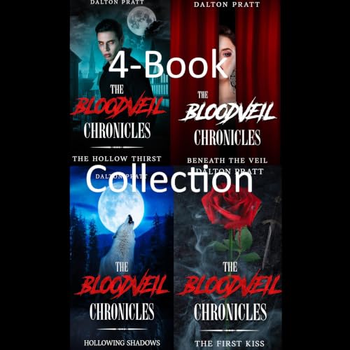 Diseño de la portada del título The Bloodveil Chronicles, Books 1-4