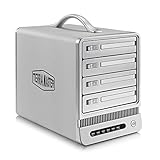TerraMaster Firewire Hard Drive RAID Enclosure F4-830 4Bay 3.5-inch SATA Hard Drive to USB 3.0/e-SATA/FireWire 800x2 Hard Drive Group JBOD/RAID 0/RAID 1/RAID 3/RAID 5/RAID10 External Hard Drive Enclosure Storage