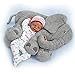 Ashton-Drake Nia Baby Doll and Peanut Plush Elephant Set, 16 inches, So Truly Real Collection by Violet Parker