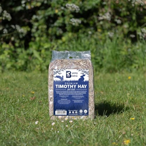 Bunny Bistro Premium Timothy Hay 1st Cut 4kg | Natural UK Grown Hay for Rabbits, Guinea Pigs & Small Animals, High in Fibre, Dental Care, Dust Extracted, Eco-friendly, Grown in Yorkshire - Image 2