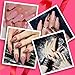 GERSHION Red Poly Nail Gel Kit 30ML Nail Extension Builder Gel Nude Nature Colors With Slip Solution Stater Kit for Beginner Professional Technician Nail Salon Manicure Set