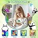 Uffylle Panda Kids Camera Instant Print Photo with 32G Card, 1080P HD Video Instant Cameras Age 3-12, Digital Toddler Camera Toys with Color Pens for DIY 3-12 Year Old Girls Boys Gifts Birthday, Green