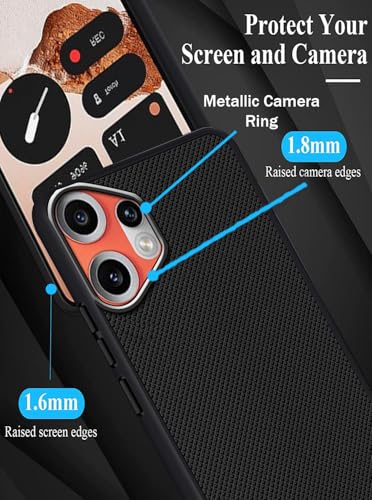 Image of VIDO Super Frosted Raised Camera Protect Soft Back Case Cover for CMF by Nothing Phone 2 Pro 5G