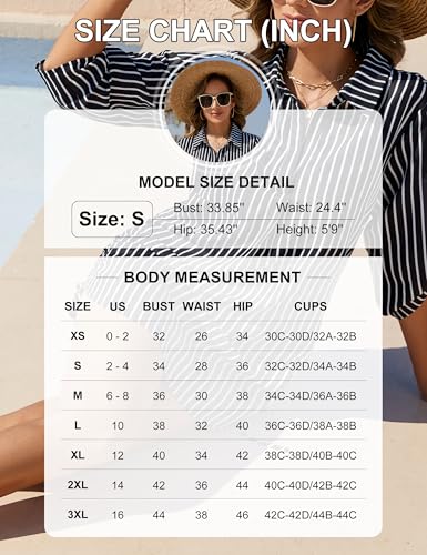 Image of Blooming Jelly Womens Bathing Suit Cover Ups Bikini Swimsuit Coverup Drawstring Beach Dress Shirt