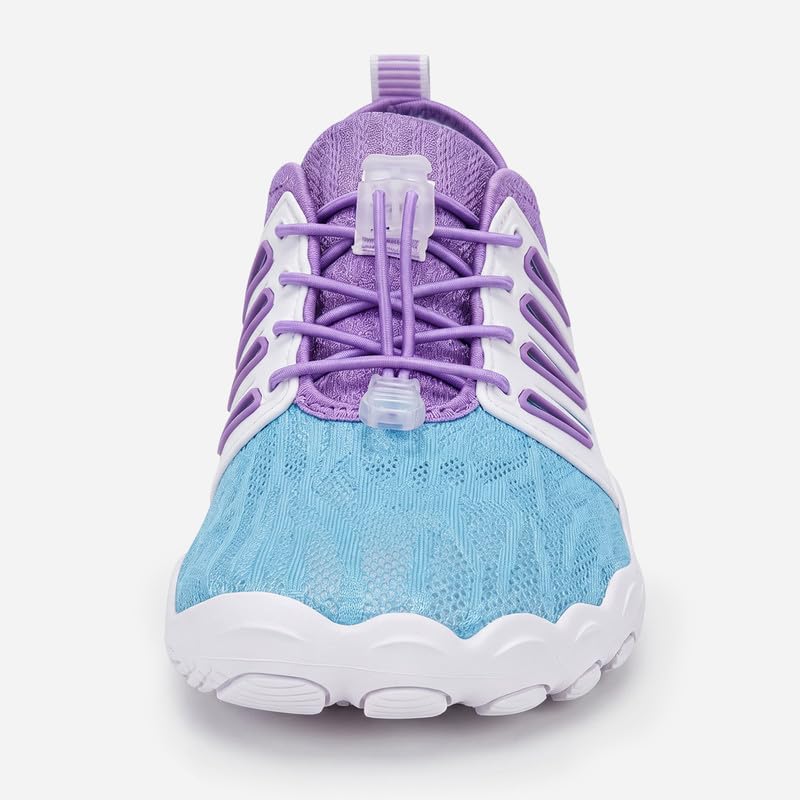Image of Hike Barefoot Water Shoes for Women Men Footwear, Quick Dry Wide Toe Box Pro Beach Swim Athletic Sports Shoes, Non-Slip Lightweight Aqua Shoe for Pool Hiking Walking Kayaking Diving Surfing