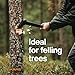 Fiskars X15 Splitting Axe, Tree Branch Cutter and Wood Splitter (23.5-Inch Axe) with Shock-Absorbing Handle