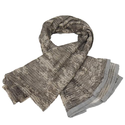 HYOUT - Foulards tactiques militaires pour le cou de la forêt, écharpe de camouflage de sniper, voile du désert pour sports de plein air dernière...