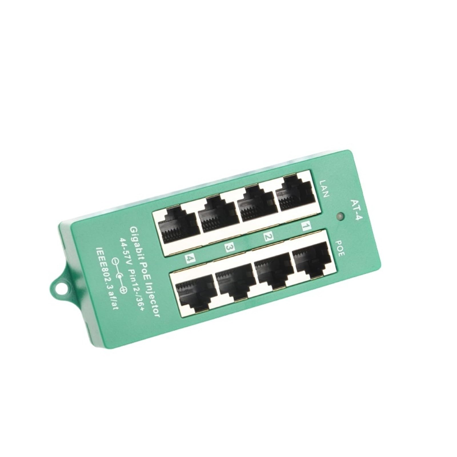 Injecteur Gigabit 802.3AT 4 ports 48 V 56 V PoE
