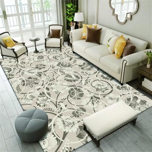Alfombra cuadrada XXL de 70 x 140 cm, moderna, color verde y gris, para dormitorios de niños, sala de juegos, cuarto de baño, cuarto de lavado, diseño elegante impreso