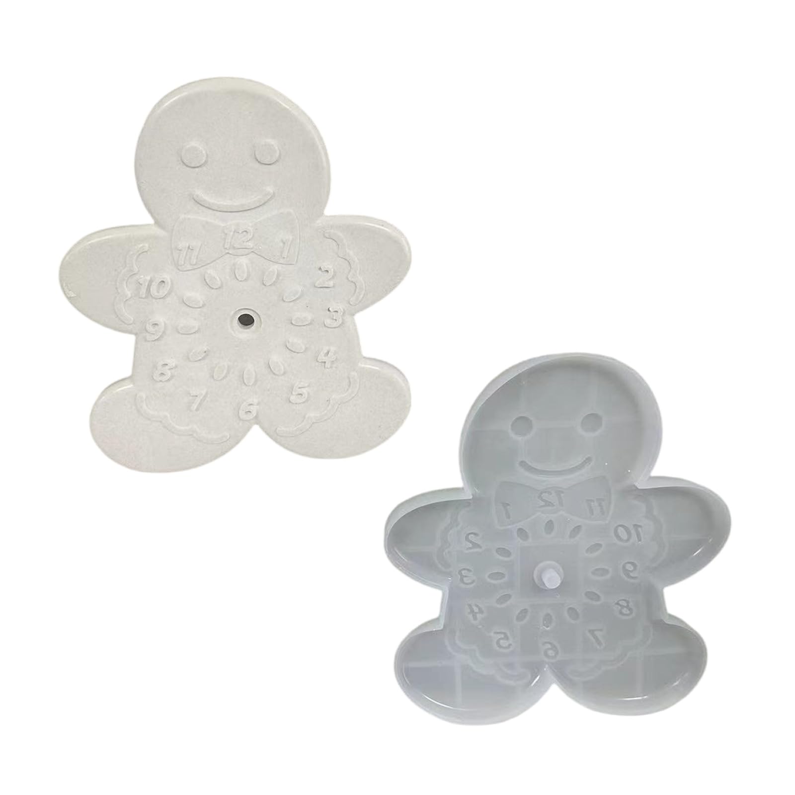 Yhplxyuus Christmas Gngerman Resin Silicone Molds Chocolate Fondant Silicone Kitchen Baking Molds Epoxy Resin Making