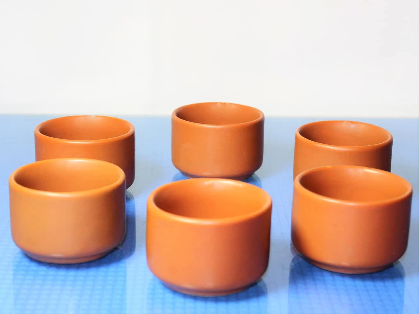 Mirakii 50 ml Brown Tera Kota Handmade Bowl   , Set of 6, Serving for Sauce, Pickle, Jam, Butter, Chutney, Achar/Pickle - Image 2 thumbnail