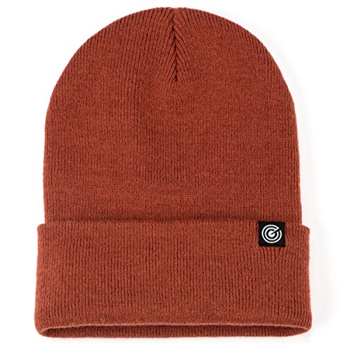 Classic Cuffed Watch Cap Beanie – Warm, Soft & Built for Everyday Wear Rust