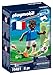 PLAYMOBIL- Sports & Action Jugador de Fútbol, Francia B, Multicolor (70481)