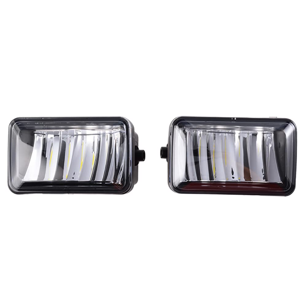 Riloer 2pcs 12V 15W LED auto fendinebbia anteriori, sinistra destra fendinebbia sostituzione per F0RD F150 F-150 2015-2018, impermeabile antiurto alta luminosità sostituire