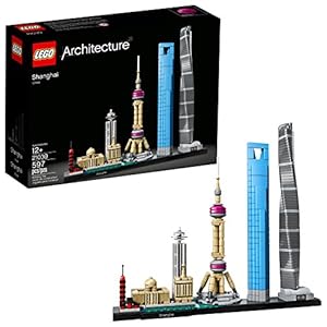 LEGO Architecture Shanghai 21039 Building Kit (597 Pieces)