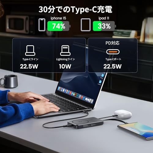 BlazeChip Magsafe対応モバイルバッテリー 16800mAh K110 の商品画像 2