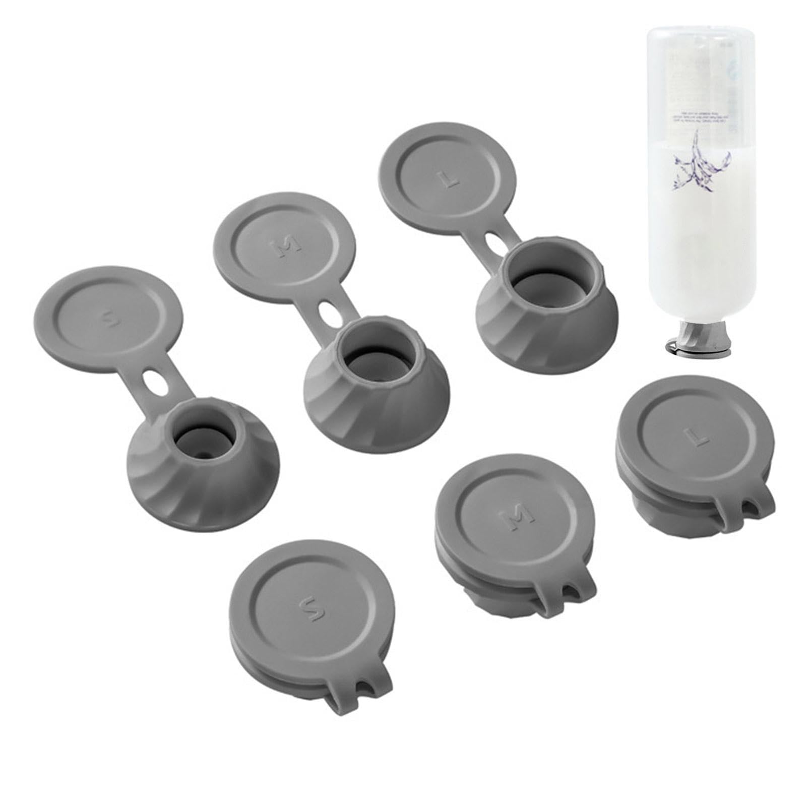 Amazon.co.jp: 空ボトルキャップセット 厚みのある液体ボトル空き 