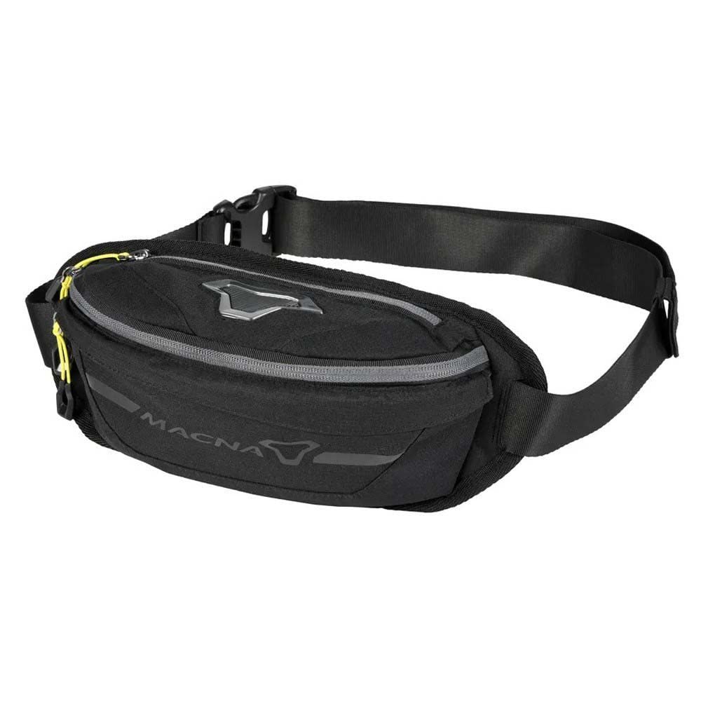 Macna Marsupio con zaino pieghevole (Black,One Size)