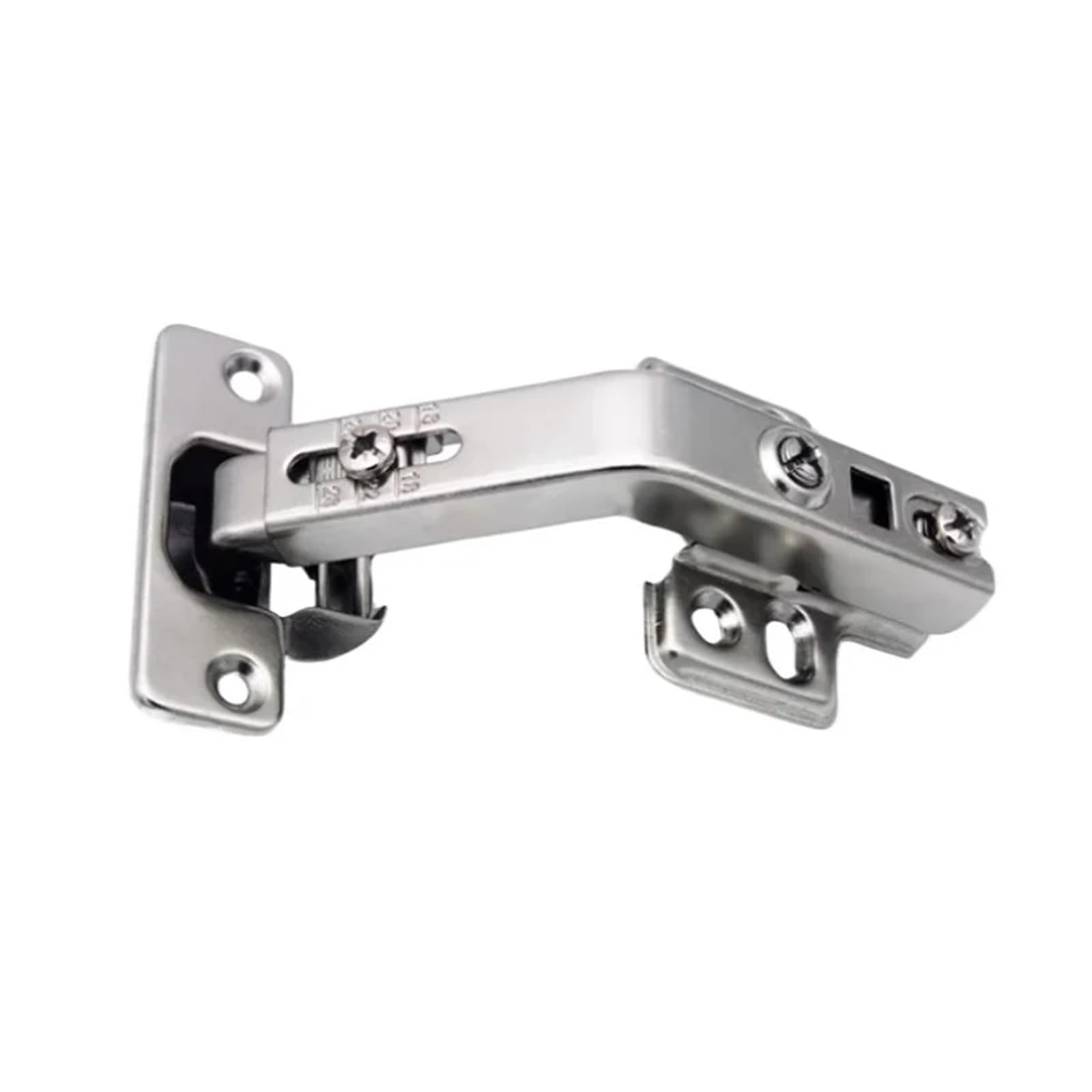 Padgcnor One Color Folding Hinge 2Pcs Corner Cabinet Door Hinge L 180 Degree Linkage 270 Reverse Angle