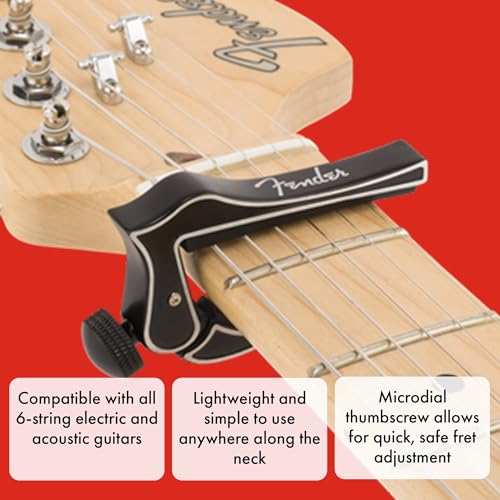 Fender Dragon Capo, Guitar Accessories, Black - image 5