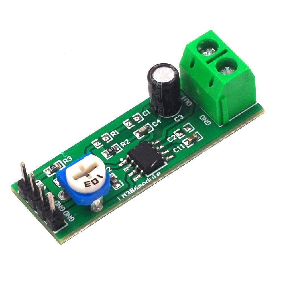 1PCS LM386 Audio Module 200 Times 5V-12V Input 10K Adjustable Resistance