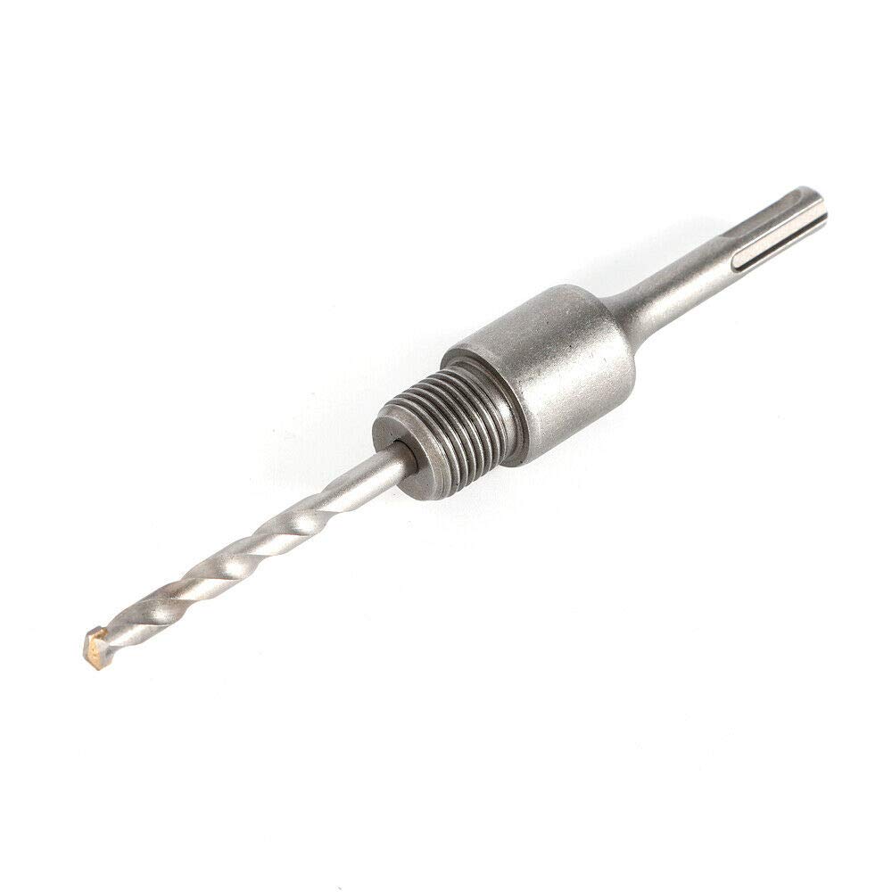 Juego de Brocas Para Hormigón y Piedra Hormigón Seco Coronas perforadoras de hormigón machos para cónico multigrado(Broca agujero broca sacanúcleos Diámetro 30~110 mm Kit) (6 Stück)