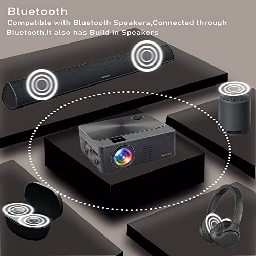 Image of E GATE K9 HD with Free Amazon Fire TV Stick, FHD 1080 Support & 720p Native, 4000 Lumens LED 390 ANSI Home Cinema Projector, 180 inch max Screen (457 cm) | (E09k61) (Black)