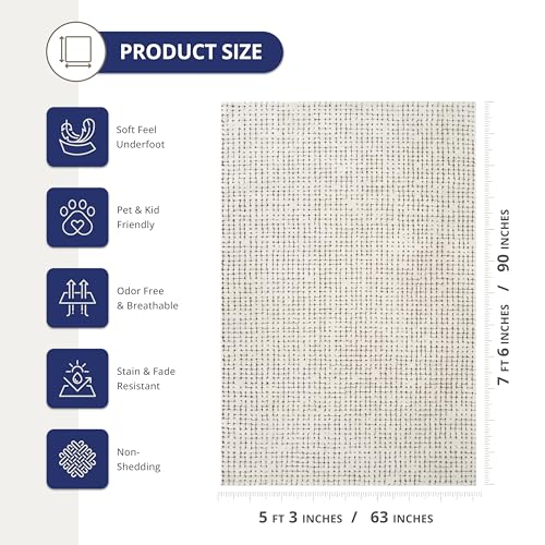 Tapete Abani 160x91 cm diseño crosshatch miniatura 2