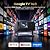 Smart Projector [Bundled with Google TV Stick & 4K Support] with WiFi and Bluetooth, Portable Mini Movie Short Throw Projector Outdoor with Built-in Apps Auto Focus for Home Theater Bedroom Ceiling