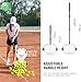 NEEWER Tennis Ball Pickleball Collector Roller, No Bending Over Quick Rolling Picker for 1.5