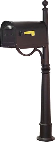 Special Lite - Buzón clásico con buzón Ashland, color negro