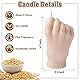 GROBRO7 Foot Candle Hautfarbe Dänische Pastell Scented Room Decor, Handmade Aroma Natürliche Soy Wax Kiefer Weihrauch, Big Feet Kerzen für Teen Home Decoration Desk Statuen Housewarming Geschenk