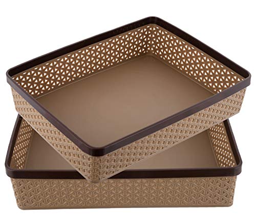 14% OFF on Kuber Industries Plastic Solitaire Stationary Office Tray, File Tray, Document Tray, Paper Tray A4 Documents/Papers/Letters/folders Holder Desk Organizer (Brown) 14% OFF on Kuber Industries Plastic Solitaire Stationary Office Tray, File Tray, Document Tray, Paper Tray A4 Documents/Papers/Letters/folders Holder Desk Organizer (Brown)