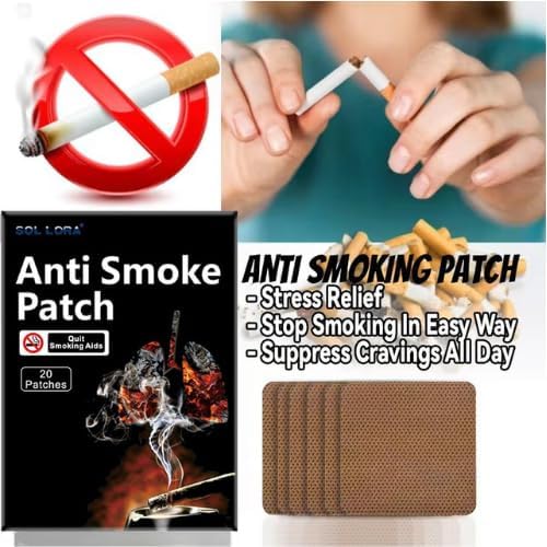 Anti Smoke Patch, Smoking Cessation Patches with No Bad Effects on Body, Effective Health Care Product 5x5 cm (5 Patches) Anti Smoke Patch, Smoking Cessation Patches with No Bad Effects on Body, Effective Health Care Product 5x5 cm (5 Patches)