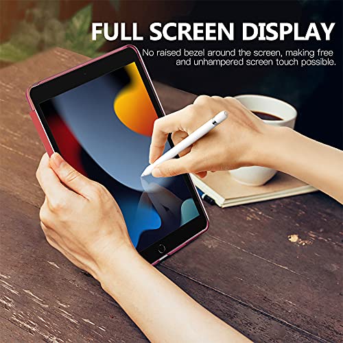 Image of Moko Smart Case for iPad 9th / 8th / 7th Generation Case 10.2 Inch, Red