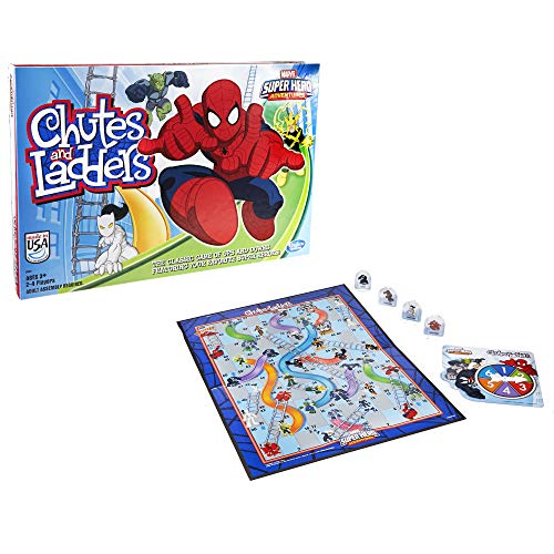 Hasbro-Gaming-Marvel-Spider-Man-Web-Warriors-Chutes-Ladders-Game