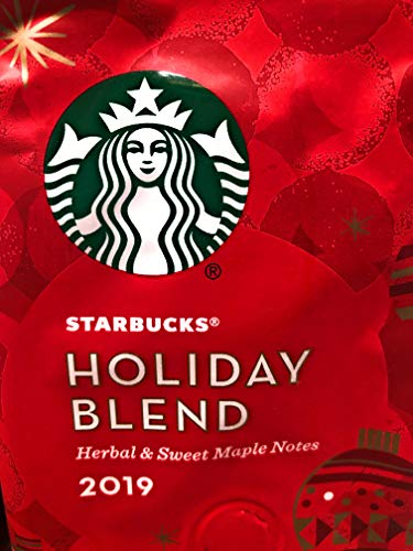 Starbucks Holiday Blend 2019 Ground Coffee - Pack of 3 Bags - 10 oz Per Bag - 100% Arabica Coffee - Medium Roast - Herbal