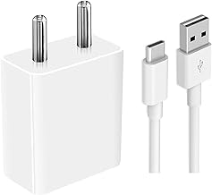 60W Ultra Fast Type-C Charger for Honor Pad X8a Charger Original Adapter Like Quick Dash Warp Dart Flash Super Vooc Qualcomm QC 5.0 Charger with 1M Type C USB Data Cable (60W,DC-55,WT)